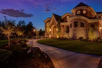 Wallpaper Usa Salt Lake City Utah Home House Lawn Path Trees