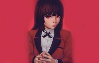 Wallpaper Anime Face Girl Compulsive Gambler Yumi