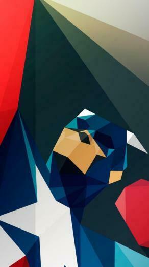 Captain America Art iPhone 5s Wallpaper