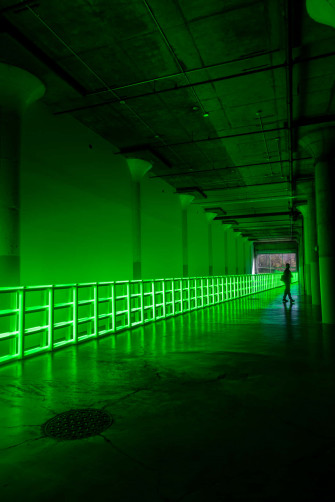 Bring A Pop Of Colour To Your Workspace With This Neon Green Wallpaper