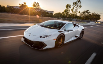 Lamborghini White Wallpaper HD