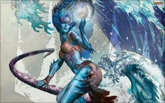 Wallpaper Of The Week Kiora Crashing Wave Daily Mtg Magic