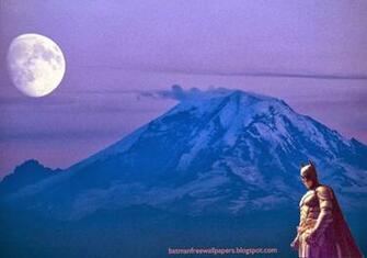 Knight Rises The Movie At Ascent Moon Blue Mountain Desktop Wallpaper