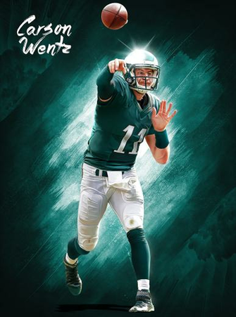 Carson Wentz Poster On