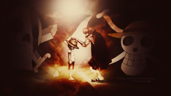 Shanks And Luffy Desktop Wallpaper One Piece By Whu Dan On