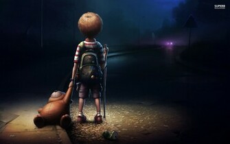 Alone Kid Boy HD Wallpaper Stylish
