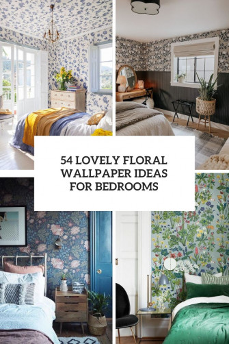 Lovely Floral Wallpaper Ideas For Bedrooms Cover