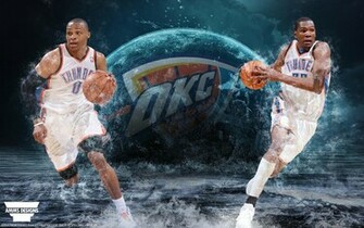 Kevin Durant And Russell Westbrook Wallpaper