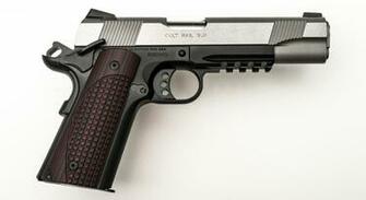 Colt Rail Gun HD Wallpaper Background