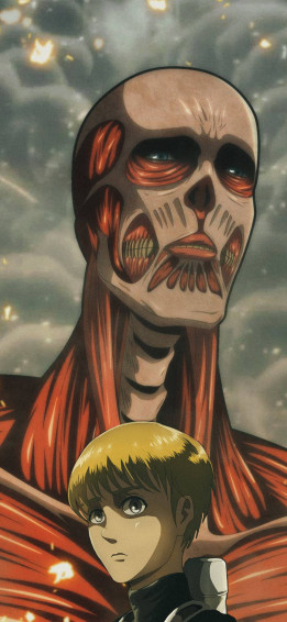 Armored Titan Armin Attack On iPhone Wallpaper