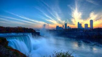Niagara Falls HD Wallpaper Rainbow In The