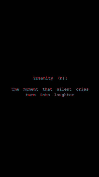 Grunge Emo Aesthetic Minimalist Insanity Wallpaper