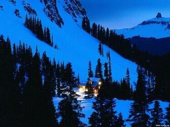 Desktop Wallpaper Christmas In A Cottage The Mountains Of