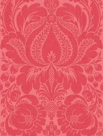 Pink Damask Wallpaper Pattern Color