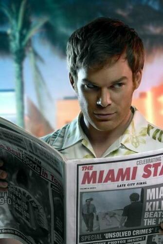 Dexter Newspaper iPhone Wallpaper