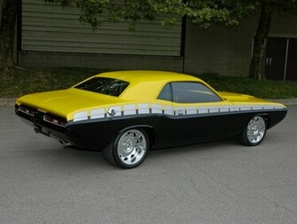 Foose Challenger Wallpaper Stock Photos