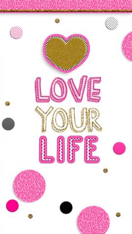 Adorable Phone Wallpaper Pink Black And Gold Super Girly