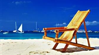 Beach Chair Wallpaper