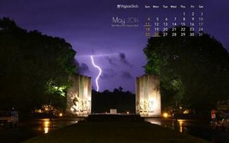 Desktop Wallpaper May Virginia Tech X