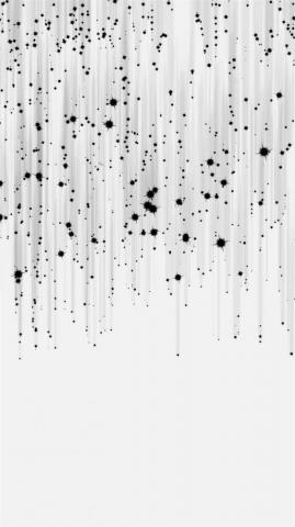 Meteor Shower Star White Bw Pattern Art iPhone Wallpaper