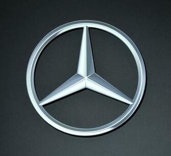 Mercedes Logo Picture Design Wallpaper Animated