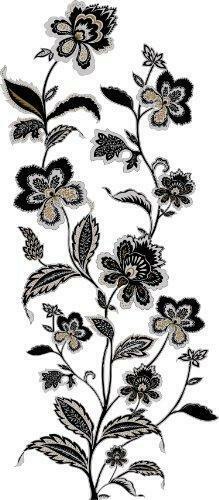Roommates Rmk1167gm Jazzy Jacobean Peel Stick Wall Decals