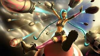 Jinx League Of Legends HD Wallpaper Lol Girl Champion 6m