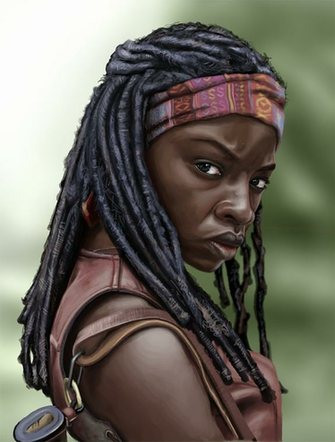 Michonne Danai Gurira From The Walking Dead By Shezzor