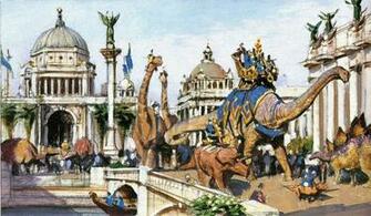 Sauropolis Prehistoric Animals Fantasy Landscape Places