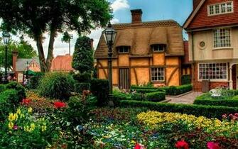 Garden Old House Houses Wallpaper Desktop