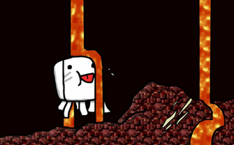 Somebody Asked For A Background With My Derpy Ghast Minecraft