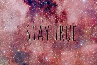 Galaxy Background With Quotes