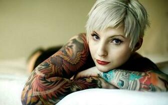 Wallpaper Girl With Tattoos 3d For Desktop