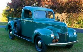 Wallpaper Car Old Blue Search These Tags Ford Trees Vintage