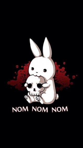 Tsubame On Art Bunny Drawing Cute Cartoon Wallpaper