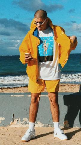 Bad Bunny Yellow Jacket HD Wallpaper