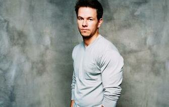 Wallpaper Actor Grey Background Mark Wahlberg