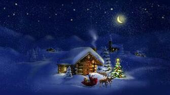 Image Deer Christmas Nature Winter Santa Claus
