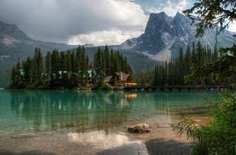 Wallpaper Lake Louise Canada Alberta Nature Picsfab