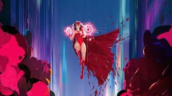 Scarlet Witch 4k Art Wallpaper HD Superheroes