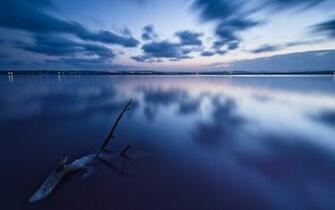 Blue Sky Nature Sea Reflection HD Wallpaper