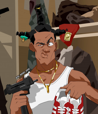 Gangster Cartoon Wallpaper