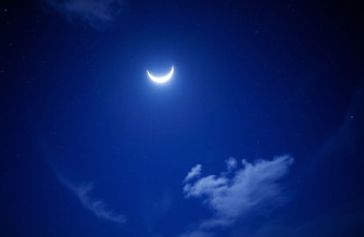 Blue Night Sky Wallpaper