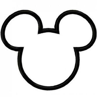 Draw Mickey Mouse Face Ears Picture