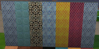Kayla S Sim Moroccan Wallpaper By Calvariasims