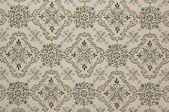 S Vintage Wallpaper Blue And Green Geometric Rosie