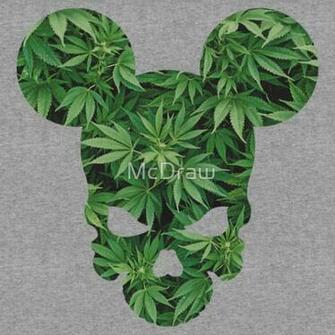Marijuana Smoking Weed Skull
