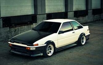 Wallpaper Frontside Toyota Corolla Ae86