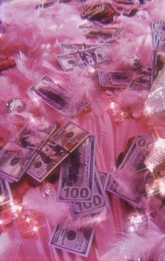 Pink Money Aesthetic Wallpaper