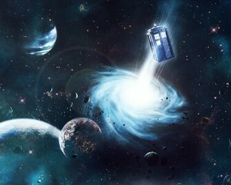 Doctor Who Combom Tardis In Space Wallpaper By Carnagebg